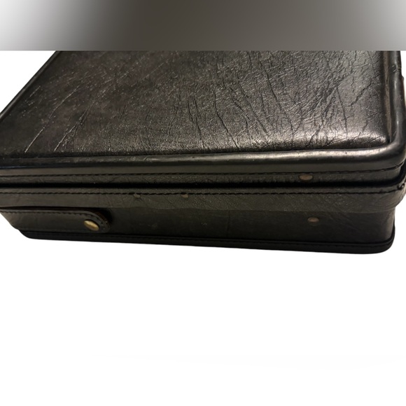 Vintage Hartmaan Belting Black Leather High End Men’s Briefcase Attaché RARE - Picture 11 of 16